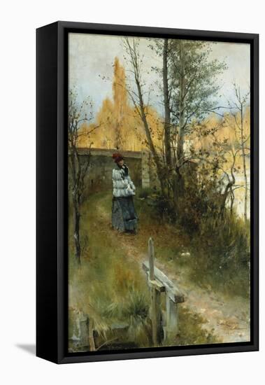 Autumn (Karin I Grez (Hostmotiv)), 1884-Carl Larsson-Framed Premier Image Canvas