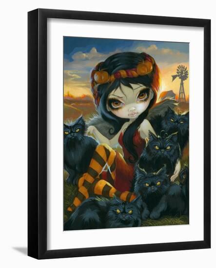 Autumn Kitties-Jasmine Becket-Griffith-Framed Art Print