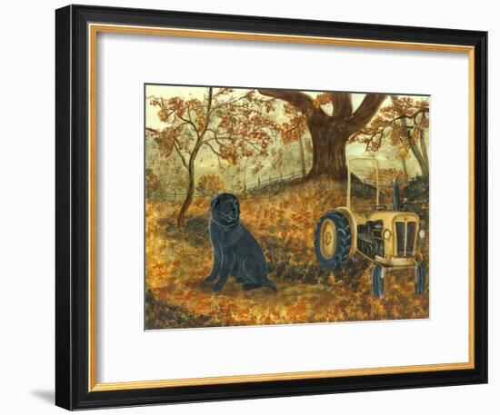 Autumn Labrador-Tina Nichols-Framed Giclee Print