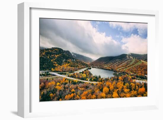 Autumn Lake Scene, White Mountains, New Hampshire-Vincent James-Framed Photographic Print