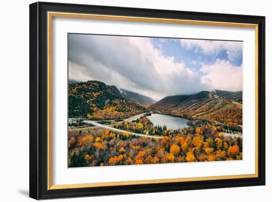 Autumn Lake Scene, White Mountains, New Hampshire-Vincent James-Framed Photographic Print