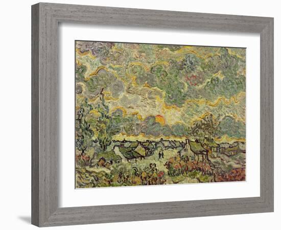 Autumn Landscape, 1890-Vincent van Gogh-Framed Giclee Print