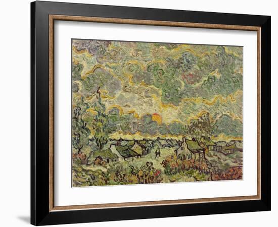 Autumn Landscape, 1890-Vincent van Gogh-Framed Giclee Print