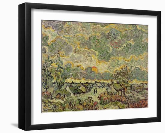 Autumn Landscape, 1890-Vincent van Gogh-Framed Giclee Print