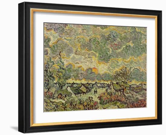 Autumn Landscape, 1890-Vincent van Gogh-Framed Giclee Print