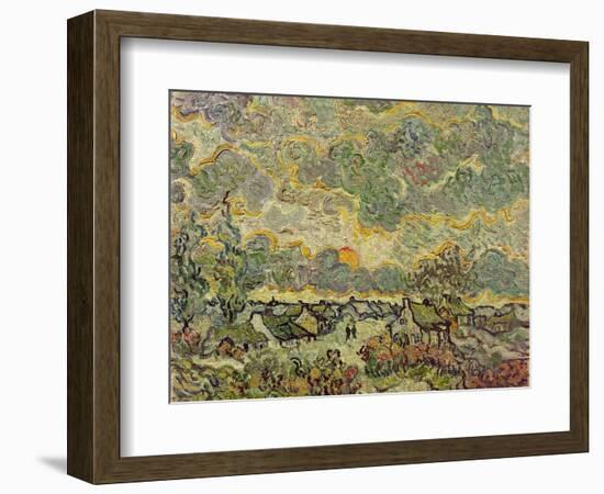 Autumn Landscape, 1890-Vincent van Gogh-Framed Giclee Print