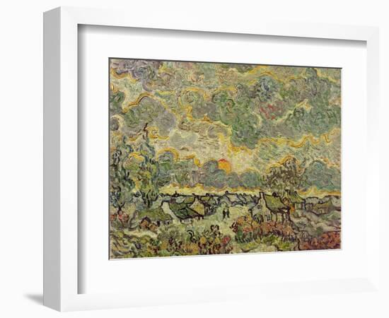 Autumn Landscape, 1890-Vincent van Gogh-Framed Giclee Print