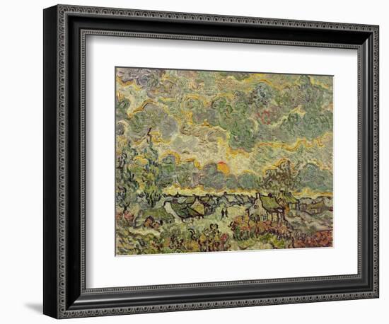 Autumn Landscape, 1890-Vincent van Gogh-Framed Giclee Print