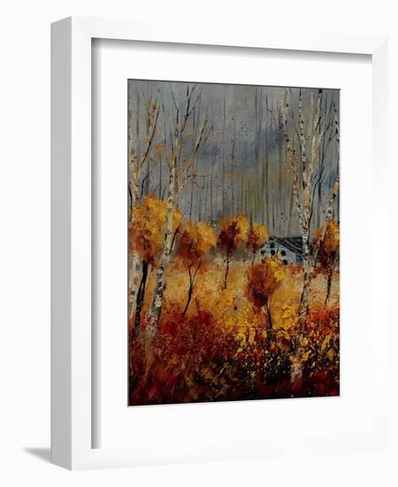 Autumn Landscape 5697412-Pol Ledent-Framed Art Print