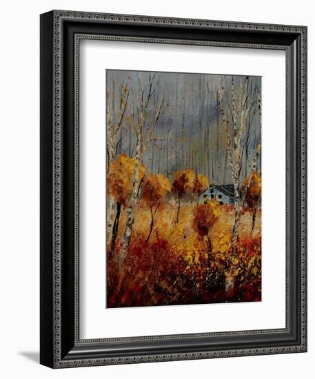 Autumn Landscape 5697412-Pol Ledent-Framed Art Print