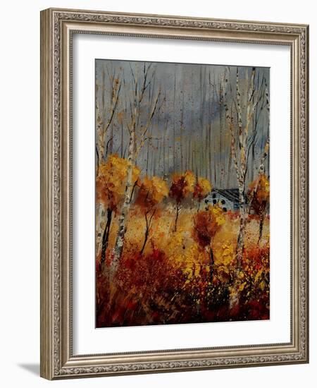 Autumn Landscape 5697412-Pol Ledent-Framed Art Print