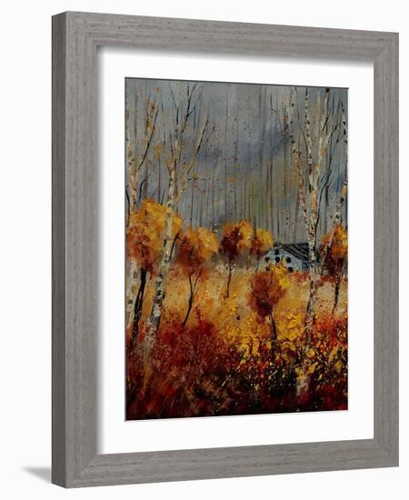 Autumn Landscape 5697412-Pol Ledent-Framed Art Print