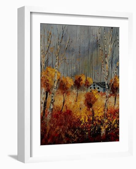 Autumn Landscape 5697412-Pol Ledent-Framed Art Print