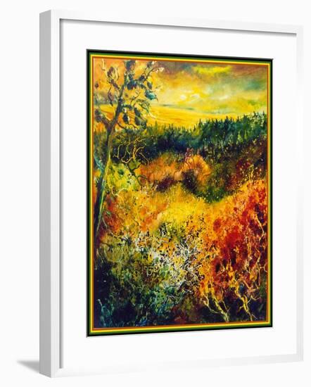 Autumn Landscape Albole-Pol Ledent-Framed Art Print