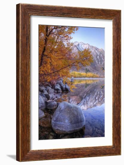 Autumn Landscape at June Lake-Vincent James-Framed Photographic Print