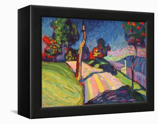 Autumn Landscape, Murnau, 1908-Wassily Kandinsky-Framed Premier Image Canvas