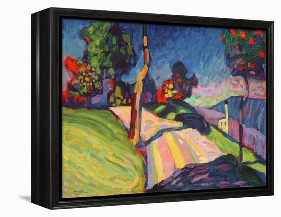 Autumn Landscape, Murnau, 1908-Wassily Kandinsky-Framed Premier Image Canvas