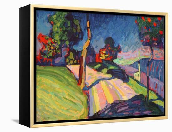 Autumn Landscape, Murnau, 1908-Wassily Kandinsky-Framed Premier Image Canvas