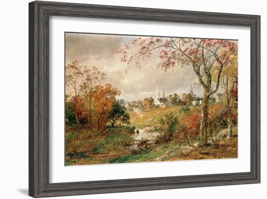 Autumn Landscape, Saugerties, 1886-Jasper Francis Cropsey-Framed Giclee Print