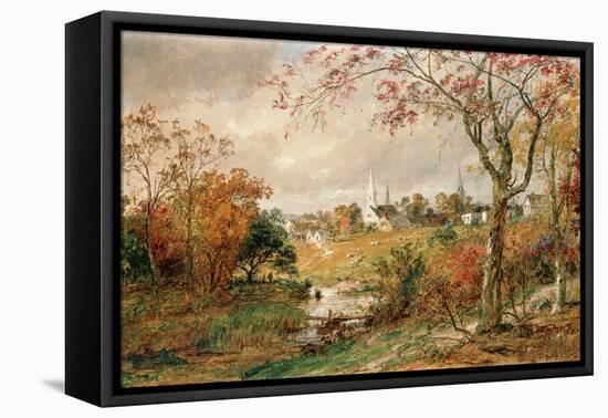 Autumn Landscape, Saugerties, 1886-Jasper Francis Cropsey-Framed Premier Image Canvas