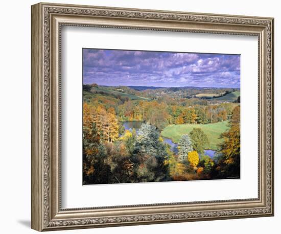 Autumn Landscape, Surrey, England-Jon Arnold-Framed Photographic Print