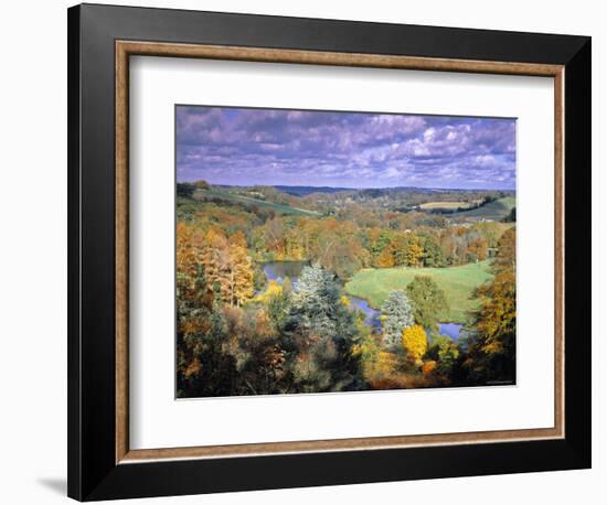 Autumn Landscape, Surrey, England-Jon Arnold-Framed Photographic Print