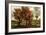 Autumn Landscape with Four Trees-Vincent van Gogh-Framed Art Print