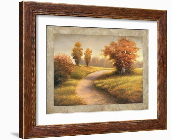 Autumn Lane II-Michael Marcon-Framed Art Print