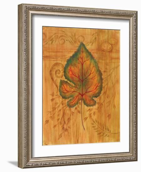 Autumn Leaf II-Marcia Rahmana-Framed Art Print