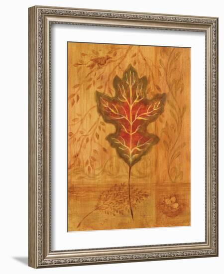 Autumn Leaf IV-Marcia Rahmana-Framed Art Print