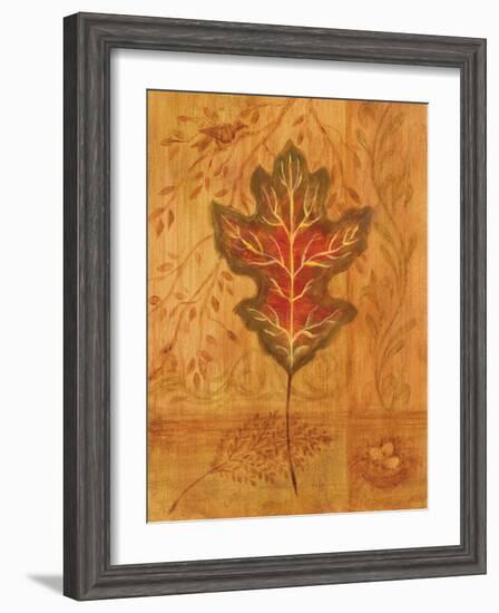 Autumn Leaf IV-Marcia Rahmana-Framed Art Print