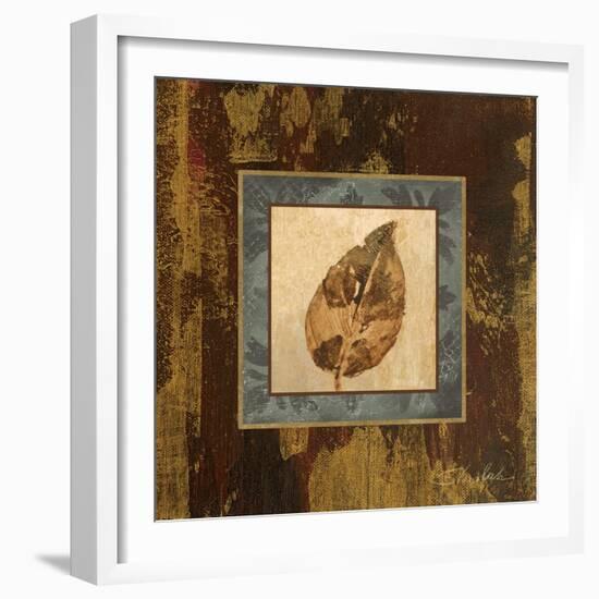 Autumn Leaf Square III-Silvia Vassileva-Framed Art Print