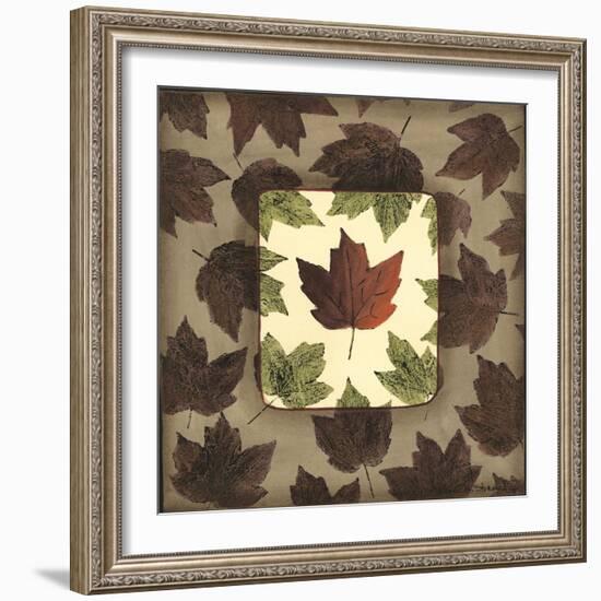 Autumn Leaf Study IV-Renee W. Stramel-Framed Art Print