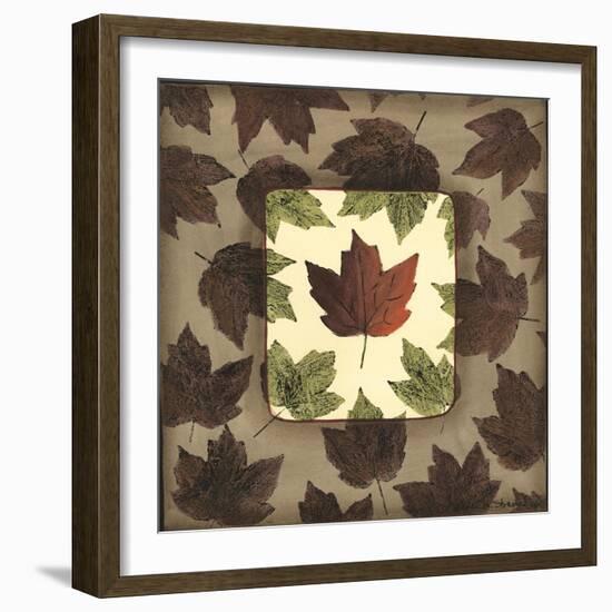 Autumn Leaf Study IV-Renee W. Stramel-Framed Art Print