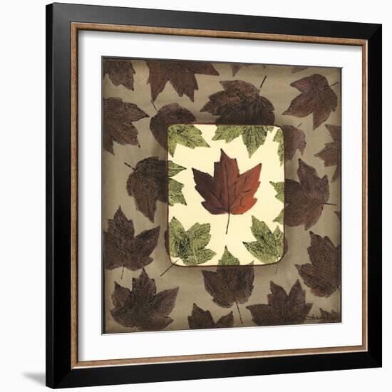 Autumn Leaf Study IV-Renee W. Stramel-Framed Art Print