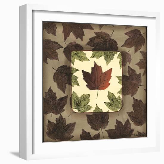 Autumn Leaf Study IV-Renee W. Stramel-Framed Art Print