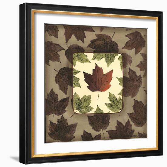 Autumn Leaf Study IV-Renee W. Stramel-Framed Art Print