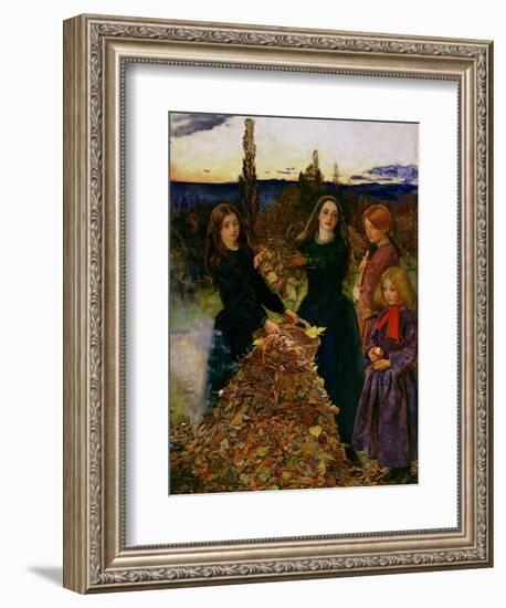 Autumn Leaves, 1856-John Everett Millais-Framed Giclee Print