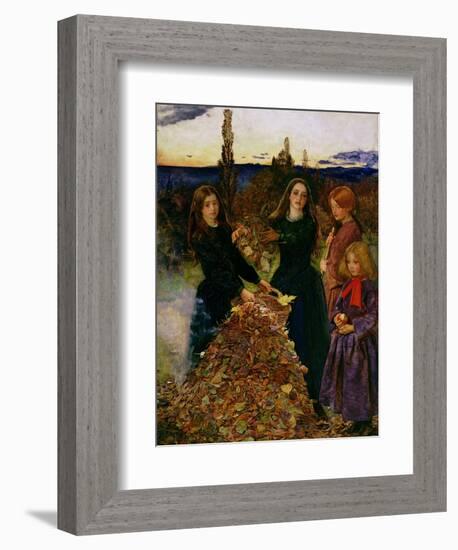 Autumn Leaves, 1856-John Everett Millais-Framed Giclee Print