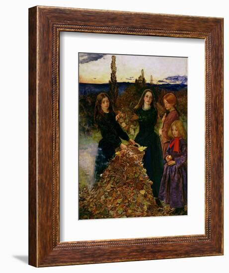 Autumn Leaves, 1856-John Everett Millais-Framed Giclee Print