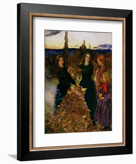 Autumn Leaves, 1856-John Everett Millais-Framed Giclee Print