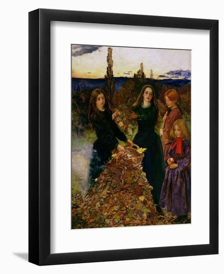 Autumn Leaves, 1856-John Everett Millais-Framed Giclee Print