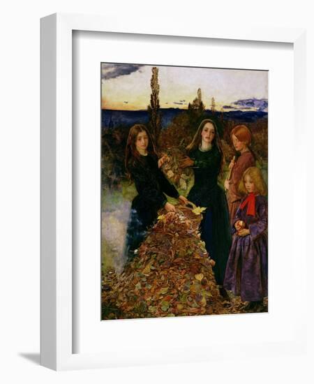 Autumn Leaves, 1856-John Everett Millais-Framed Giclee Print