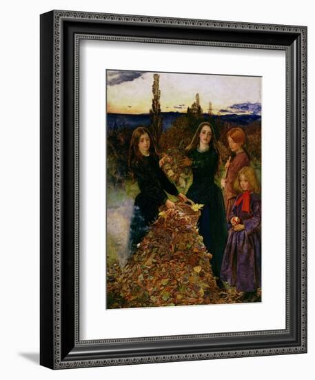 Autumn Leaves, 1856-John Everett Millais-Framed Giclee Print