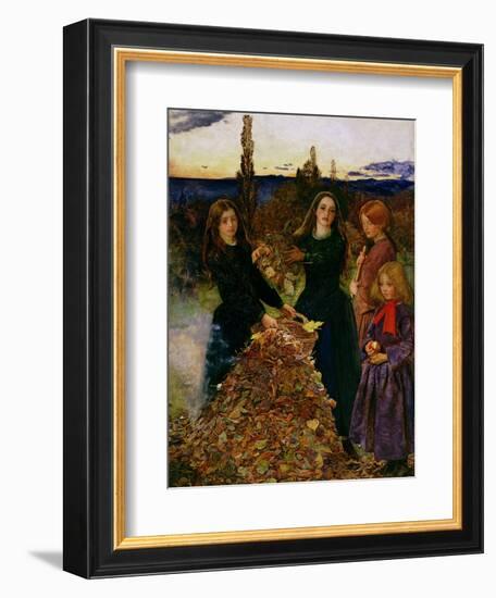 Autumn Leaves, 1856-John Everett Millais-Framed Giclee Print