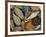 Autumn Leaves Float in a Pond at the Japanese Garden of Portland, Oregon, Tuesday, October 24, 2006-Rick Bowmer-Framed Premium Photographic Print