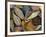 Autumn Leaves Float in a Pond at the Japanese Garden of Portland, Oregon, Tuesday, October 24, 2006-Rick Bowmer-Framed Photographic Print