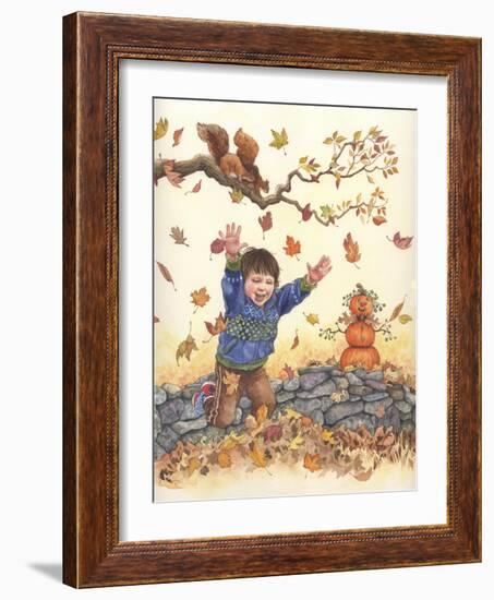 Autumn Leaves-Wendy Edelson-Framed Giclee Print