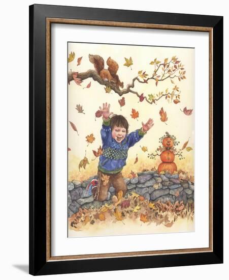 Autumn Leaves-Wendy Edelson-Framed Giclee Print