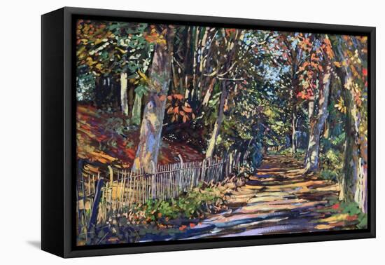 Autumn Light, 2000 (Gouache on Board)-Martin Decent-Framed Premier Image Canvas